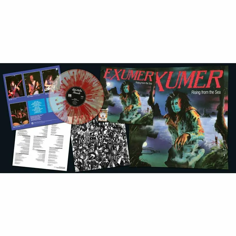 EXUMER · Rising From The Sea | FIRE SPLATTER LP (Thrash Metal Vinyl)