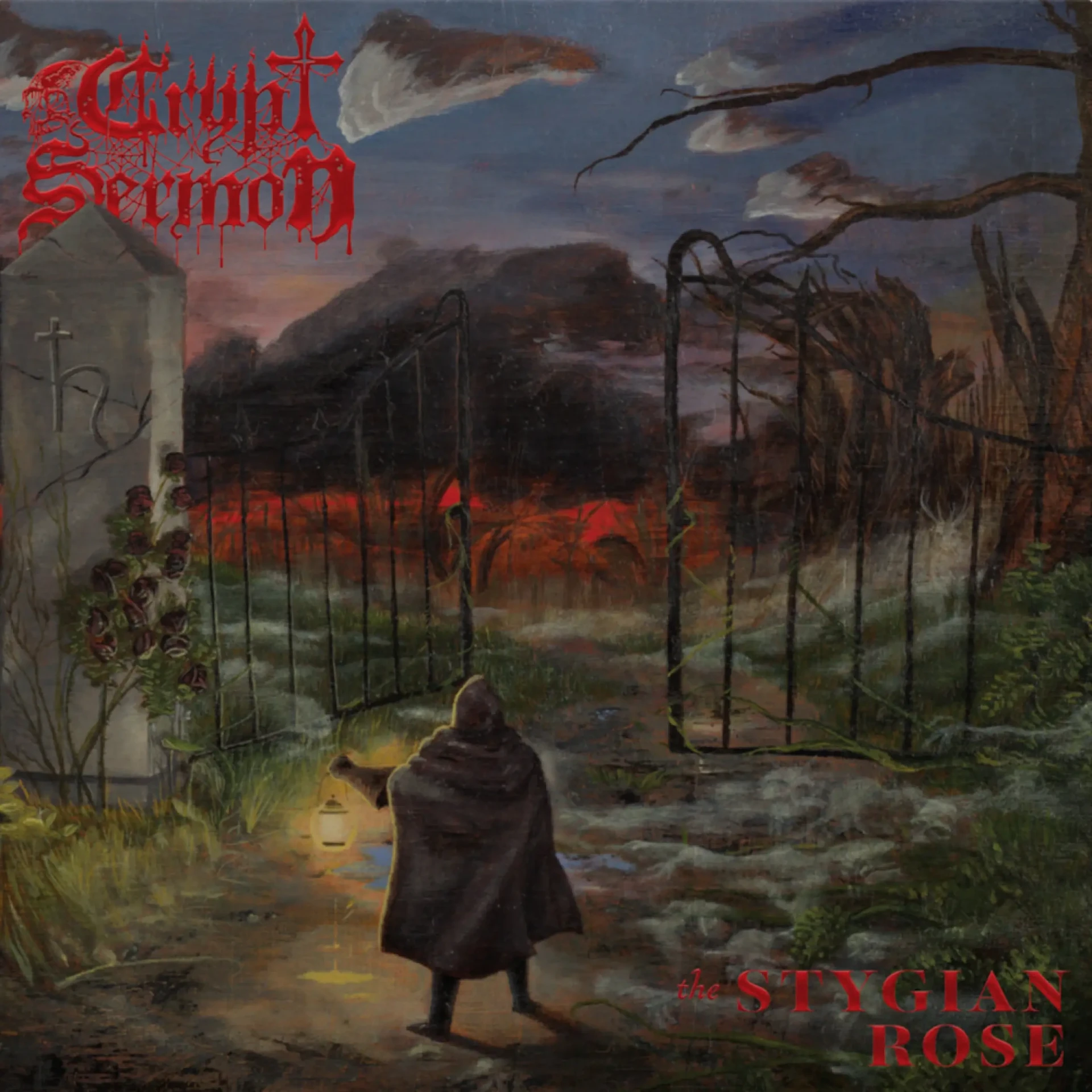 CRYPT SERMON - The Stygian Rose · BLACK LP 1