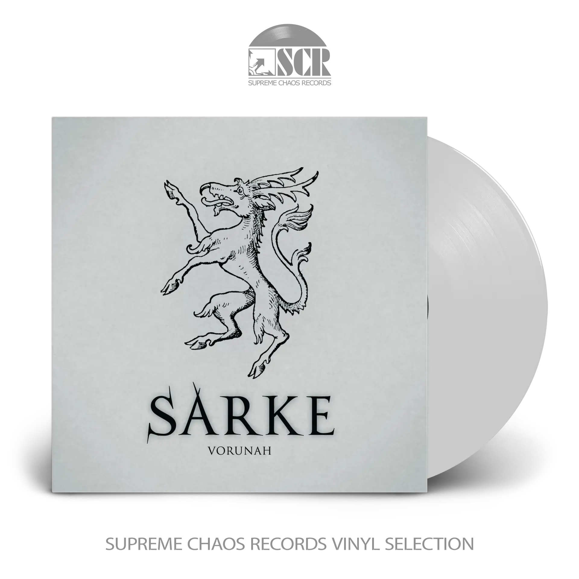 SARKE · Vorunah | WHITE LP (Black Metal Vinyl)