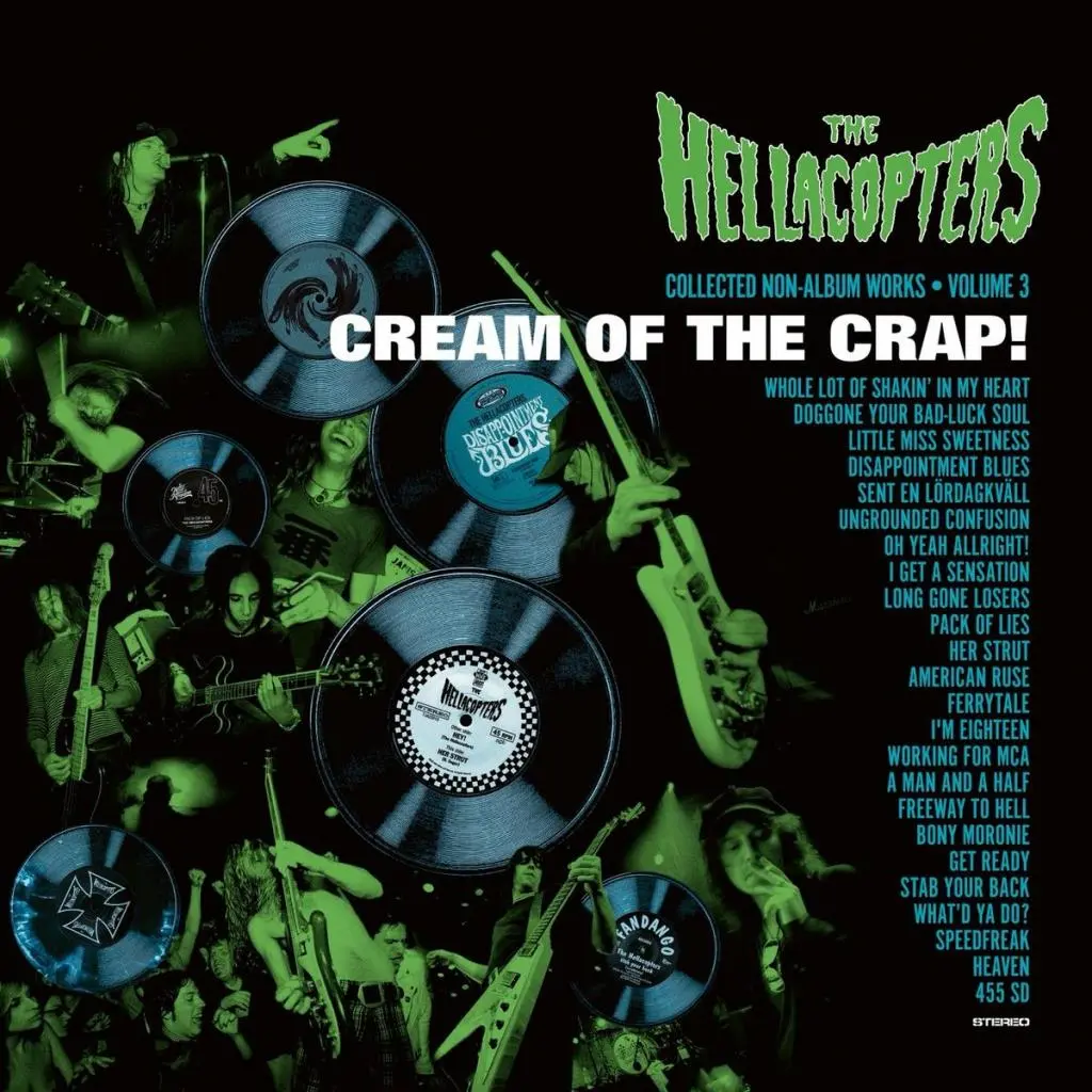THE HELLACOPTERS · Cream Of The Crap! Collected Non-Album Works Vol.3 (Re-Release) | BLACK 2LP (Hard Rock Vinyl) · Picture 1