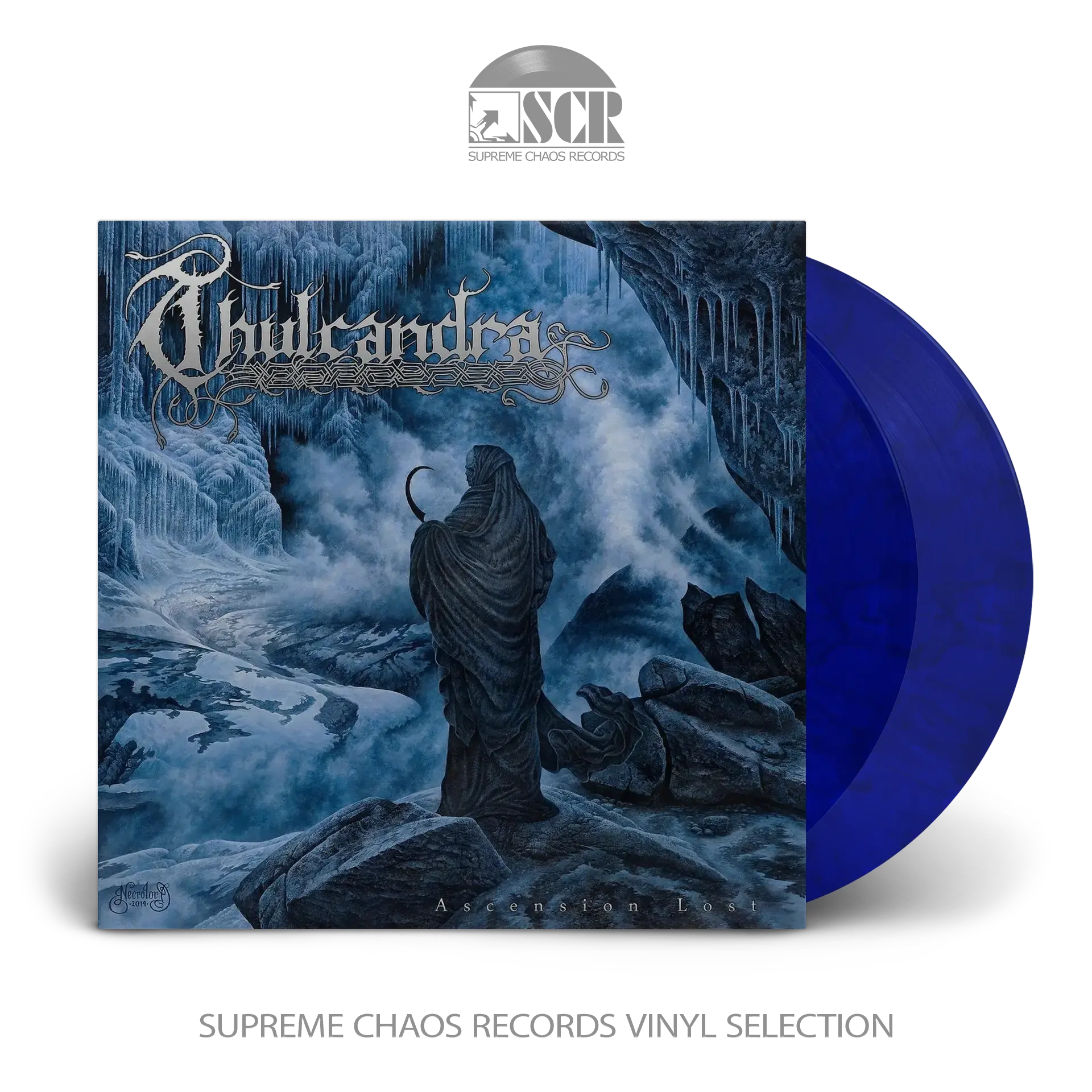 THULCANDRA · Ascension Lost | WHITE BLACK BLUE MARBLED 2LP (Black Metal Vinyl)