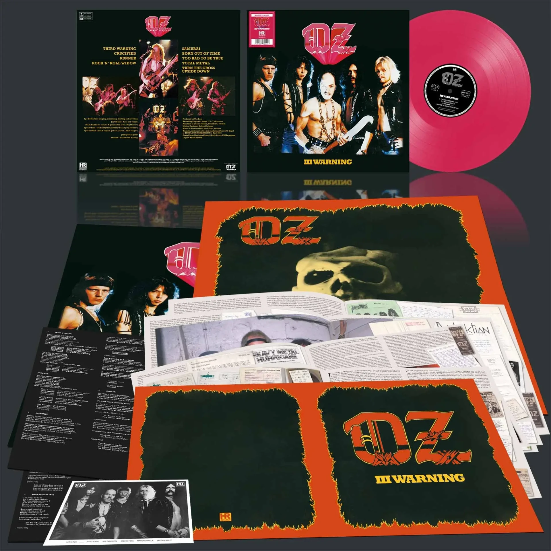 OZ · III Warning | MAGENTA LP (Heavy Metal Vinyl) · Picture 3