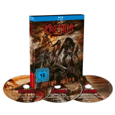 KREATOR - Dying Alive · BLU-RAY+2-CD BLURAY (Thrash Metal CDs)
