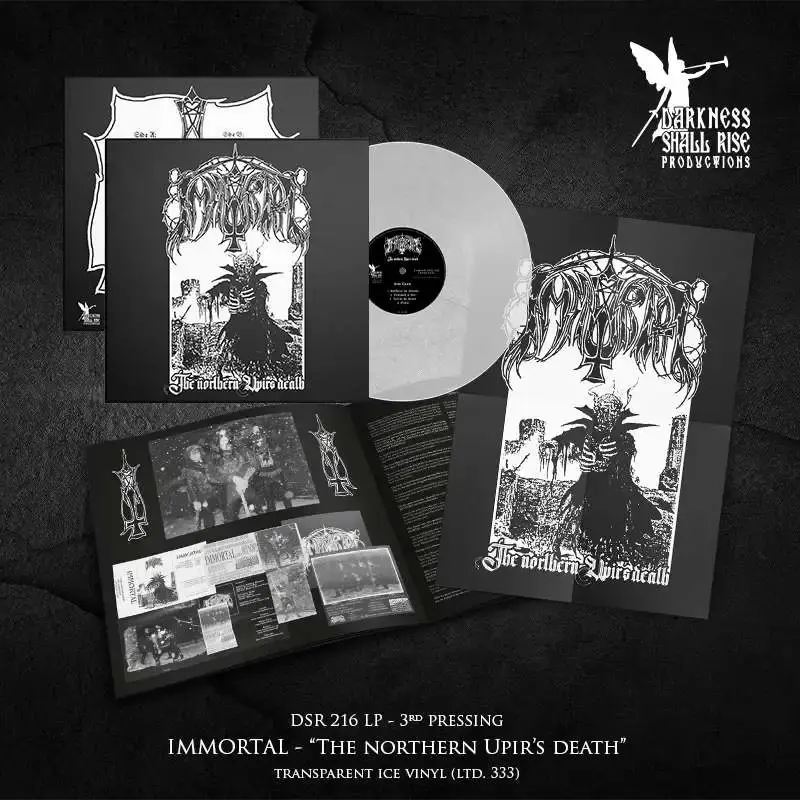 IMMORTAL · The Northern Upir's Death | TRANSPARENT LP (Black Metal Vinyl) · Picture 2