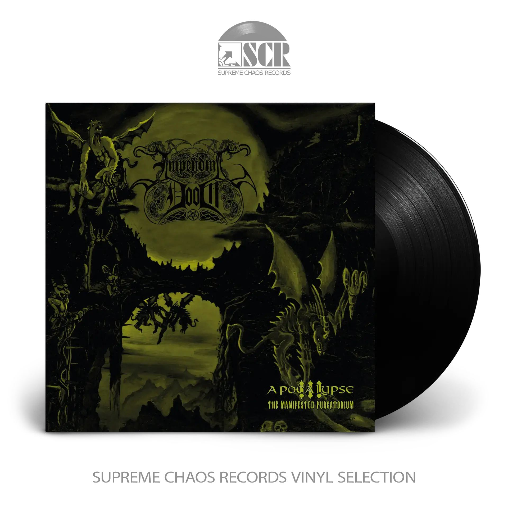 IMPENDING DOOM · Apocalypse III (The Manifested Purgatorium) | BLACK LP (Black Metal/Death Metal/Thrash Metal Vinyl)