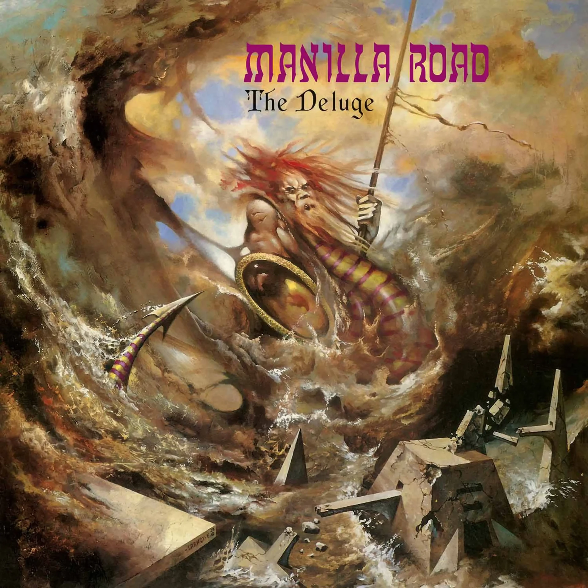 MANILLA ROAD · The Deluge (2026) | BLACK LP (Heavy Metal Vinyl) · Picture 1