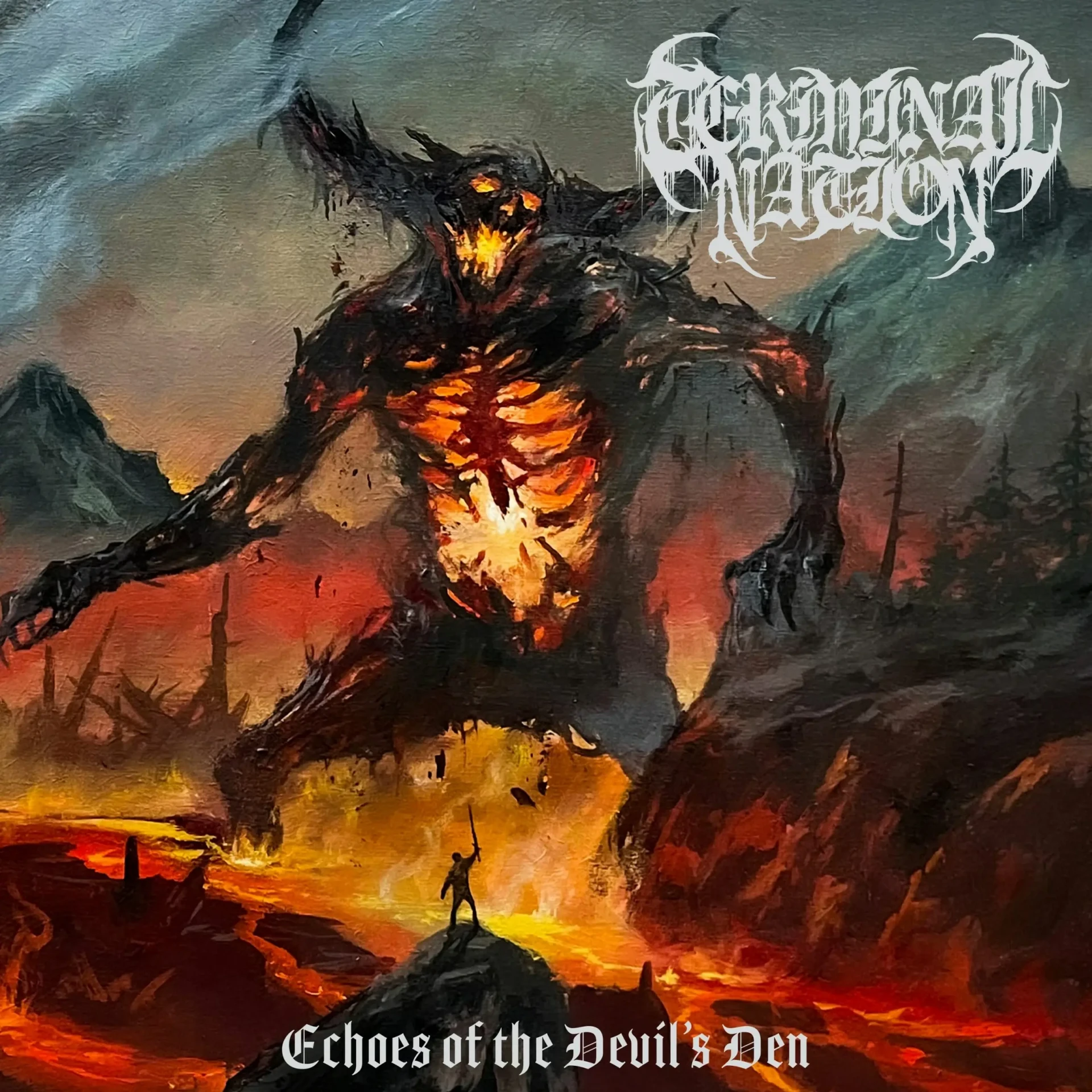 TERMINAL NATION · Echoes Of The Devil’s Den | BLACK LP (Death Metal Vinyl) · Picture 1