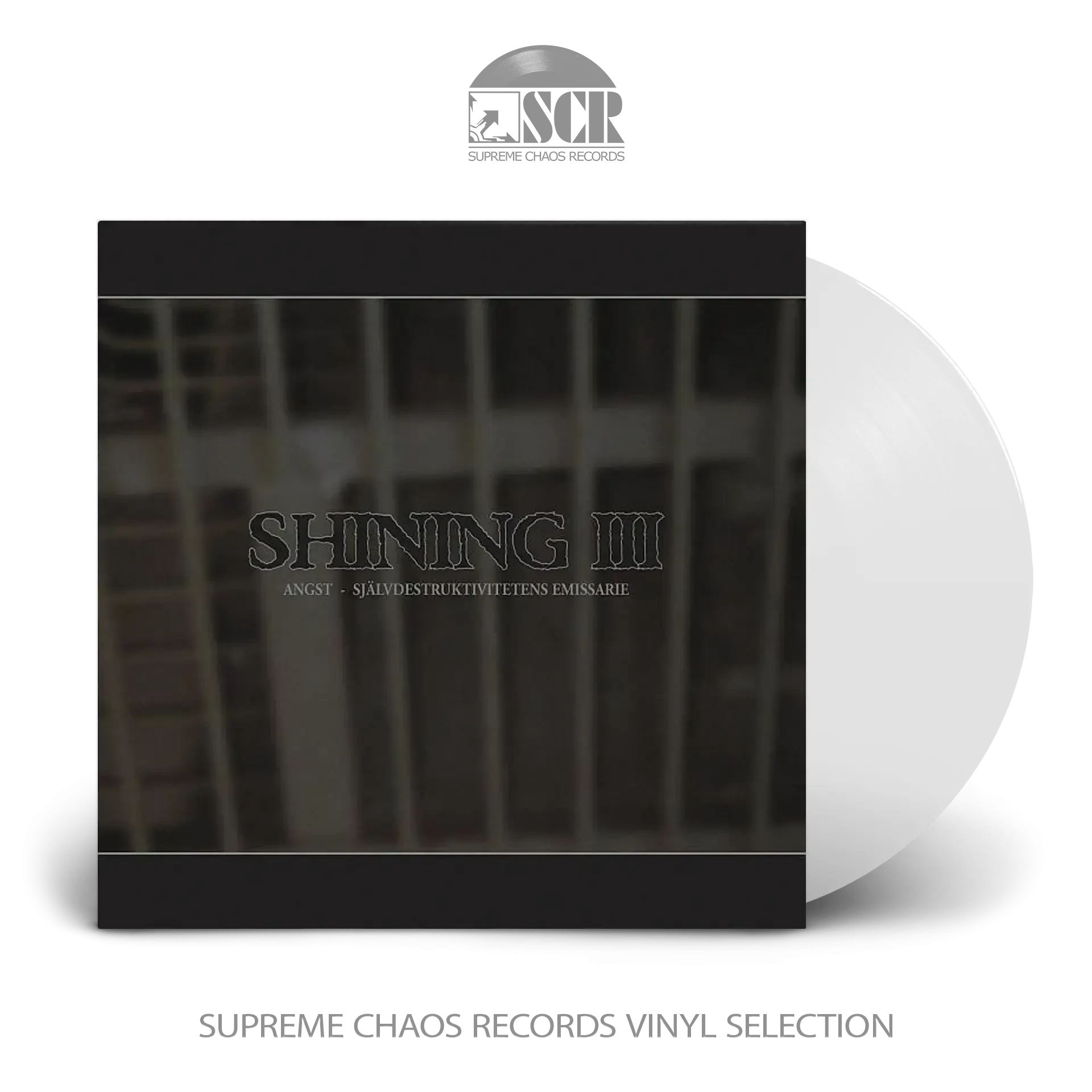 SHINING · III: Angst | CRYSTAL CLEAR LP (Black Metal Vinyl)