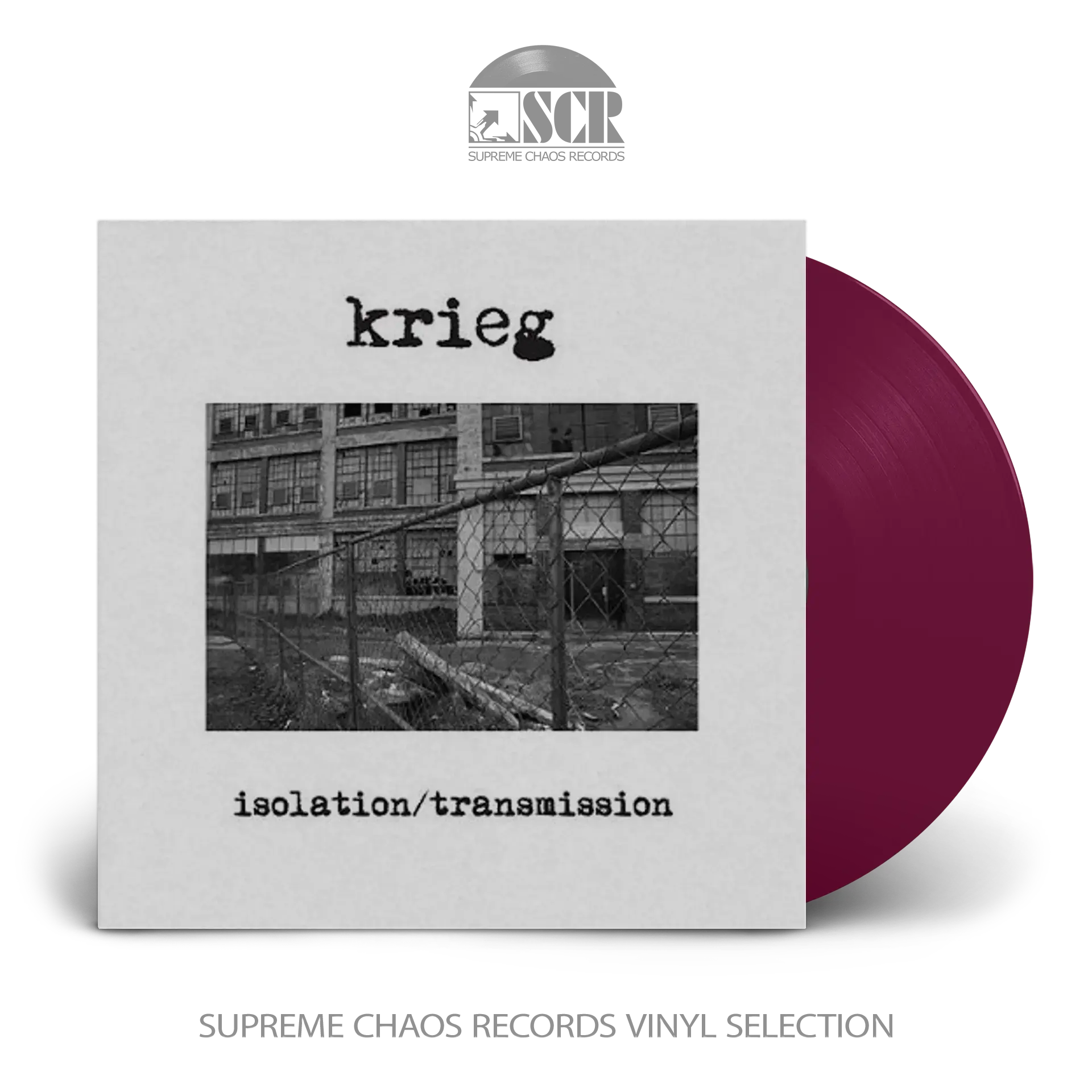 KRIEG · Isolation / Transmission (RSD) | PURPLE 7" EP (Black Metal Vinyl)