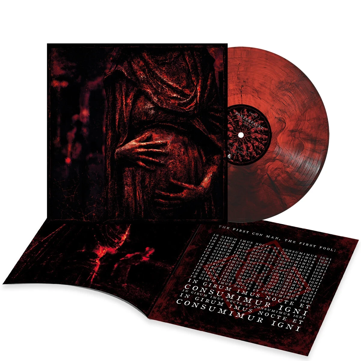PANZERFAUST · The Lucifer Principle (Redux) | BLOOD MARBLED LP (Black Metal Vinyl) · Picture 2