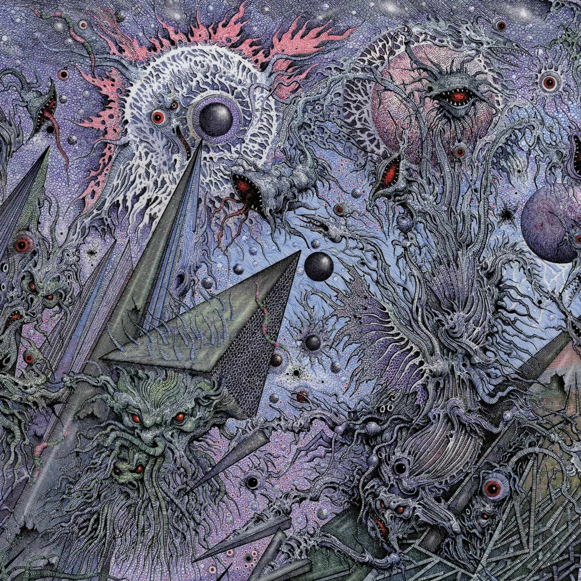 ULTHAR - Anthronomicon · HOT PINK/BLACK MERGE LP