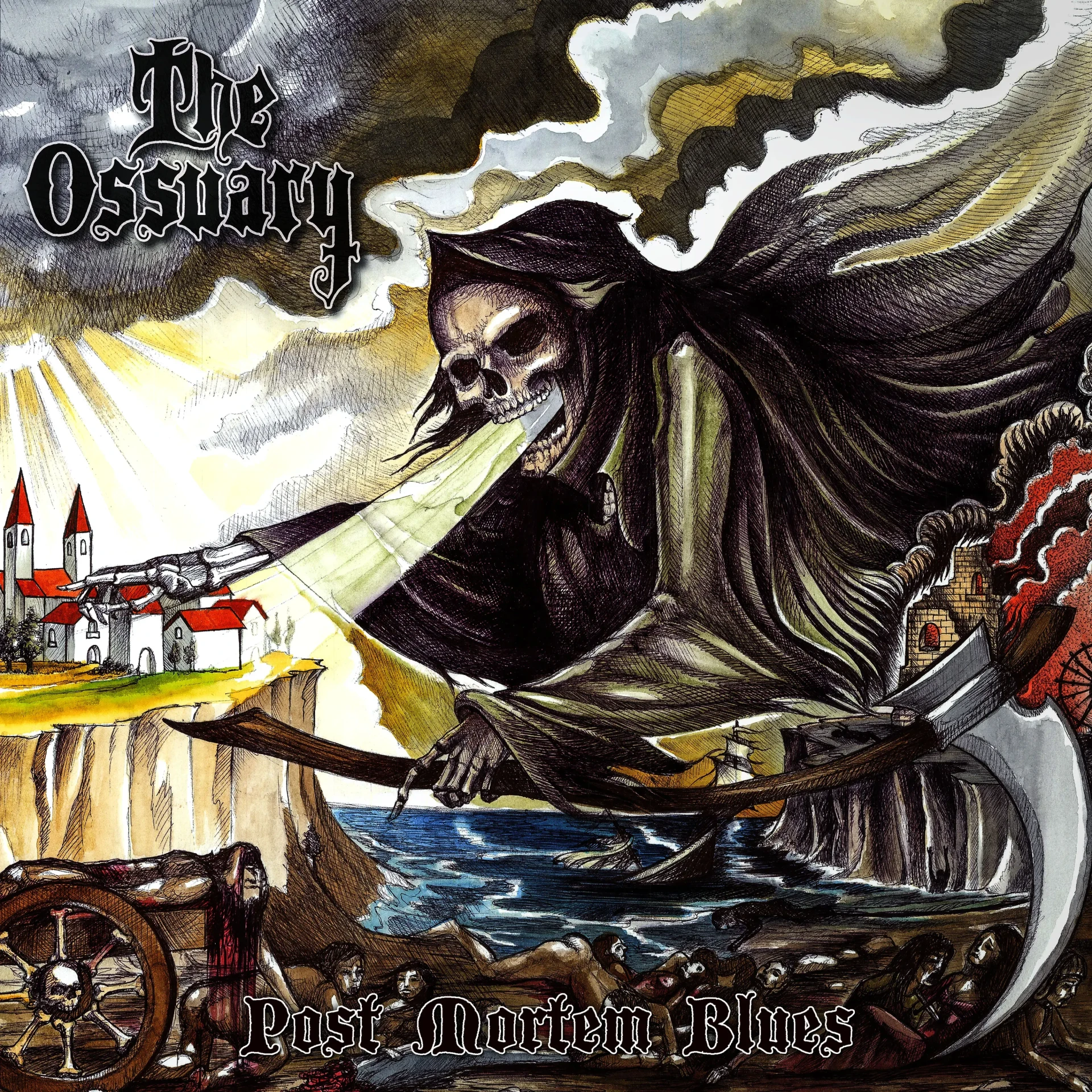 THE OSSUARY · Post Mortem Blues | CLEAR LP (Doom Metal/Heavy Metal Vinyl) · Picture 1