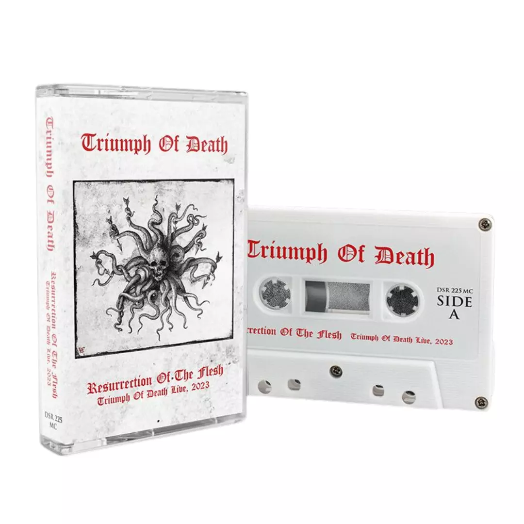 TRIUMPH OF DEATH · Resurrection Of The Flesh - Triumpf Of Death Live, 2023 | WHITE TAPE (Thrash Metal Tapes)