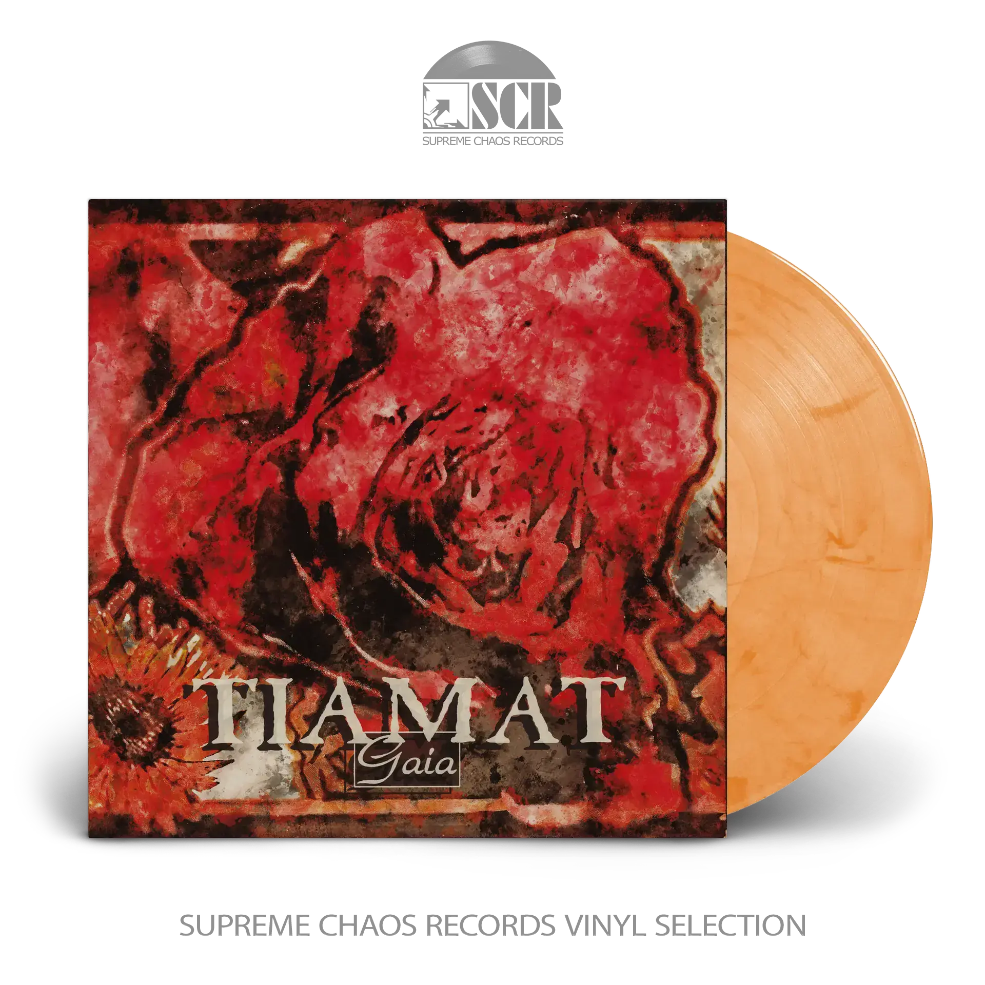 TIAMAT · Gaia | ORANGE MARBLE LP (Gothic Metal Vinyl)
