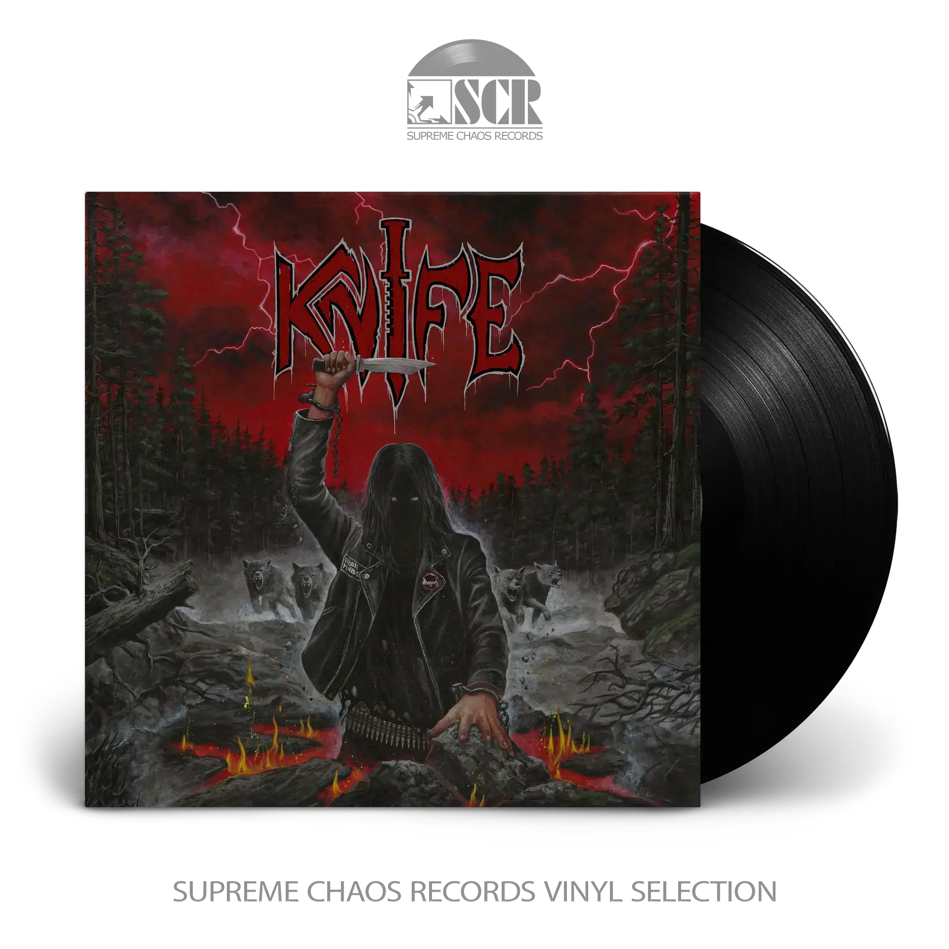 KNIFE - Knife · BLACK LP (Thrash Metal/Punk Vinyl)