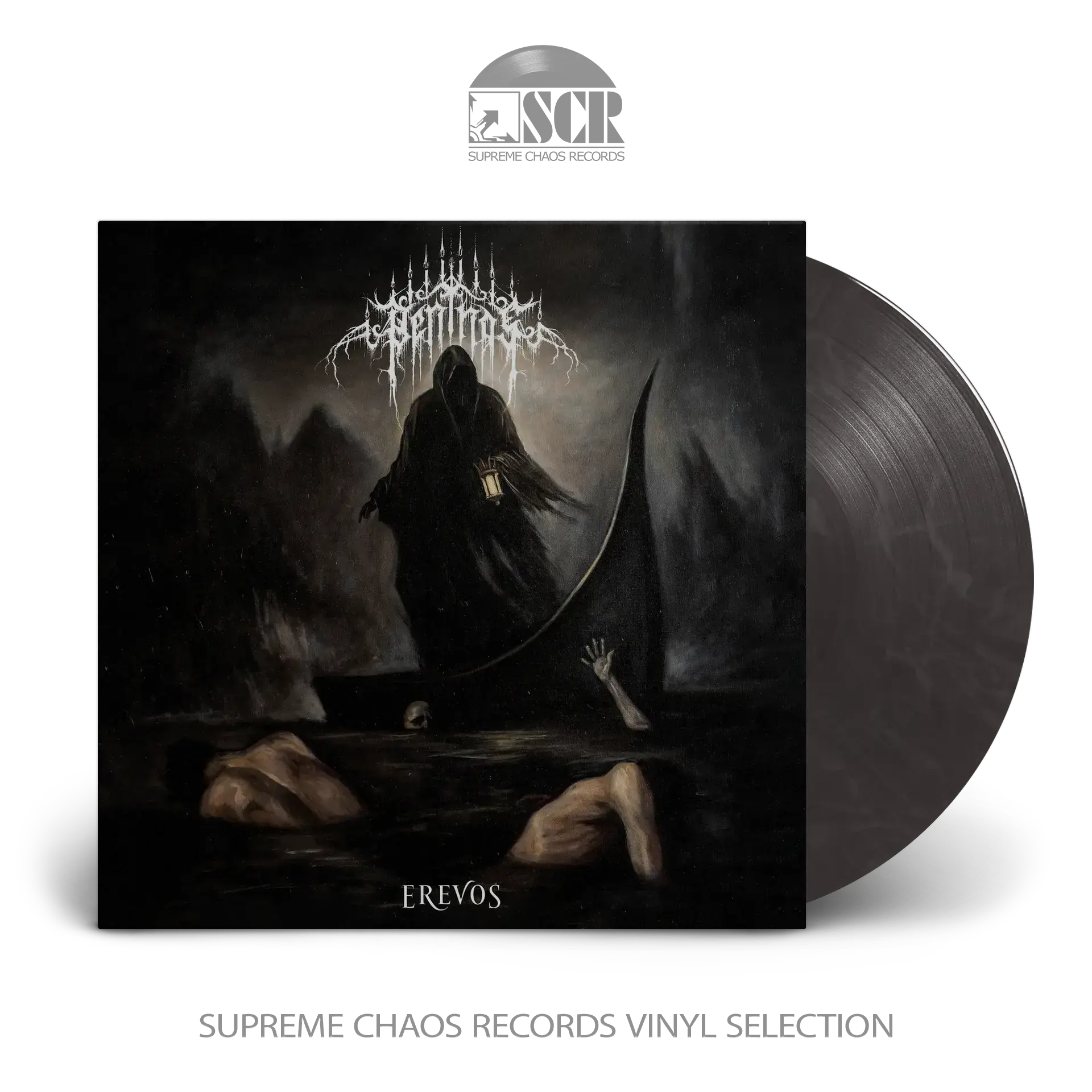 PENTHOS - Erevos · BLACK/ICE LP (Black Metal Vinyl)