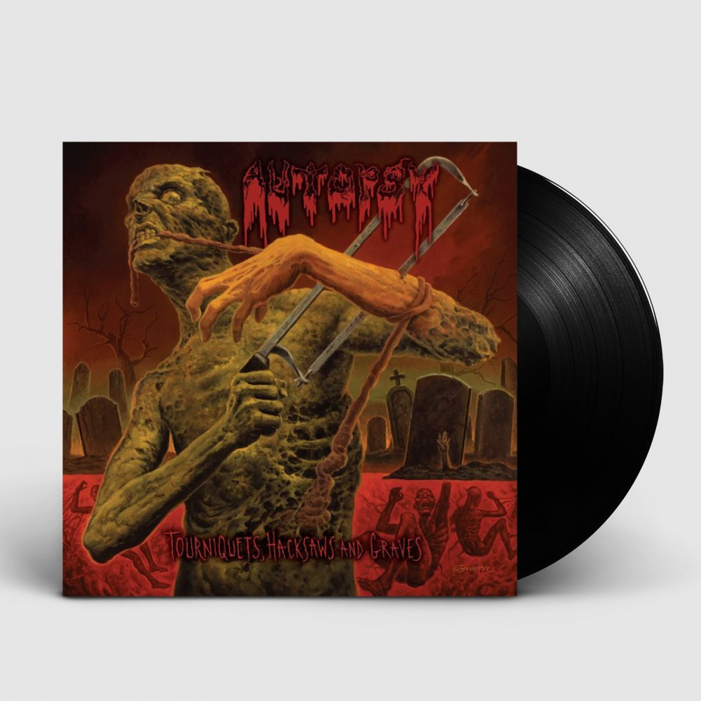 AUTOPSY · Tourniquets, Hacksaws And Graves | BLACK LP (Death Metal Vinyl)