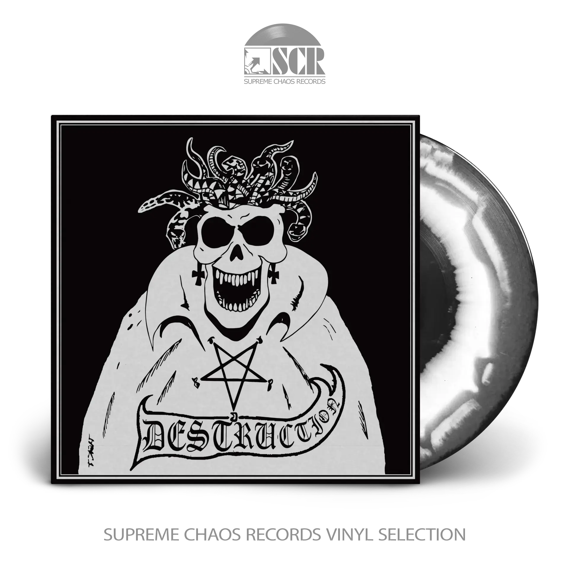 DESTRUCTION - Bestial Invasion Of Hell [BLACK/WHITE MIXED LP] (Thrash Metal Vinyl)
