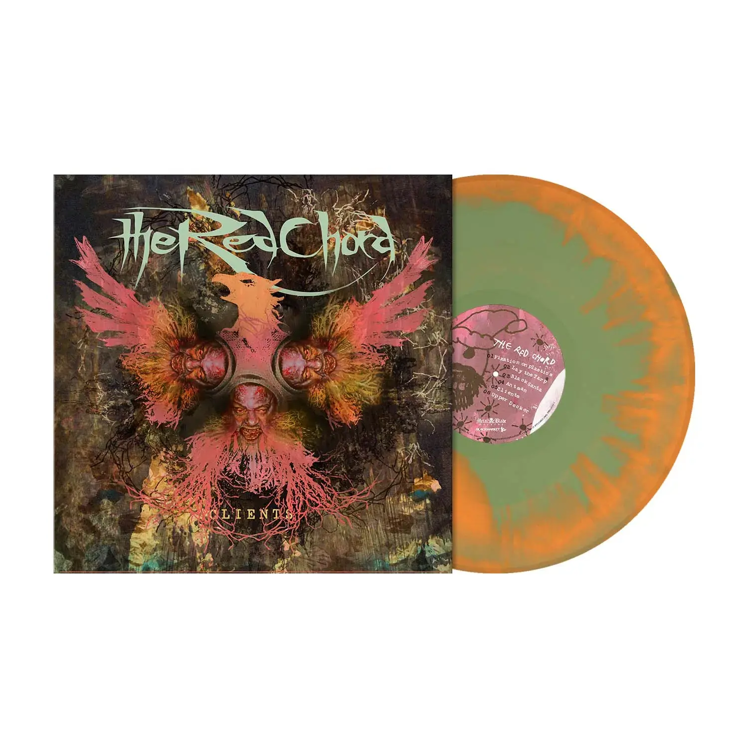 THE RED CHORD · Clients | ORANGE MINT GREEN MARBLED LP (Metalcore Vinyl)