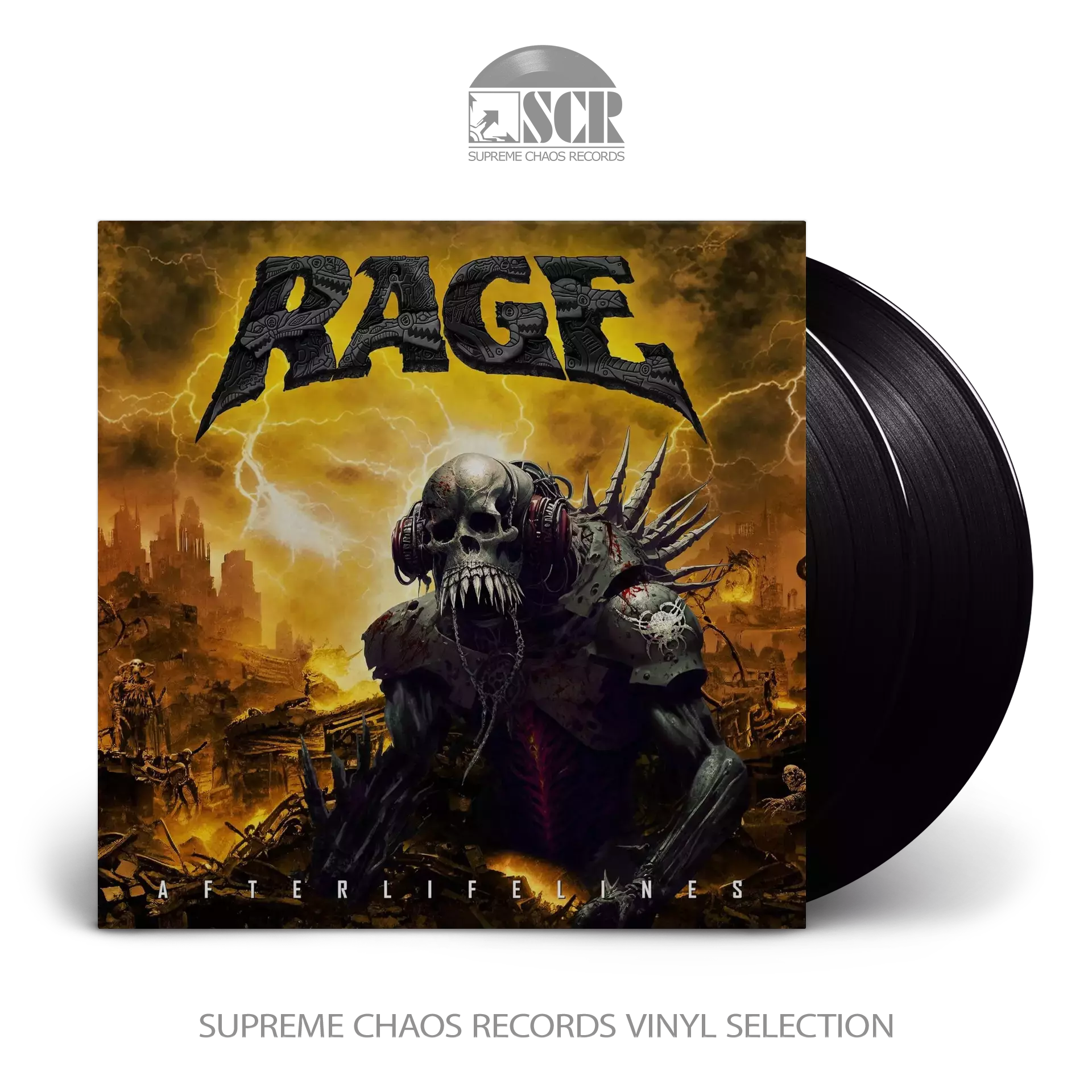 RAGE · Afterlifelines | BLACK DLP (Power Metal Vinyl)