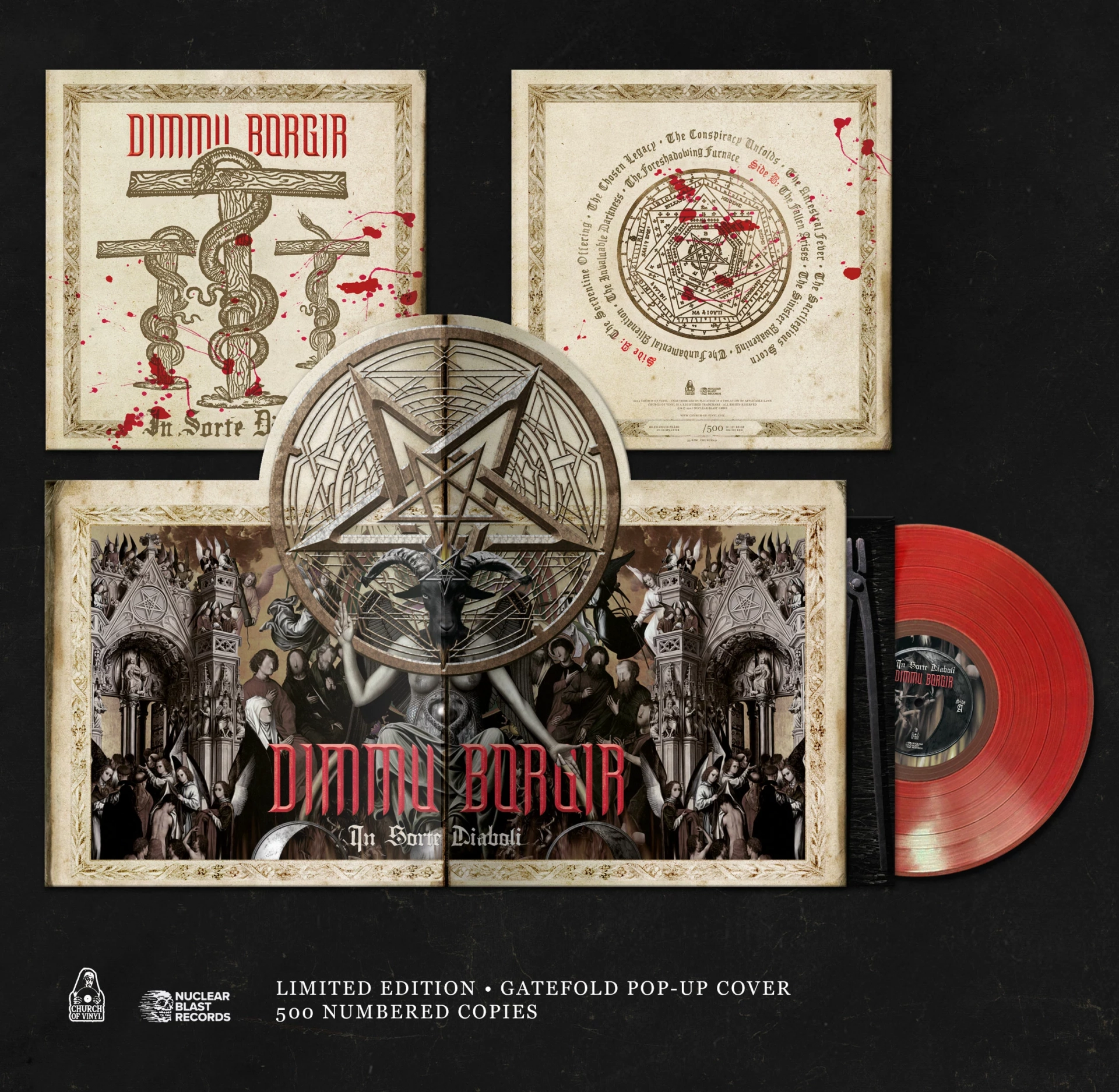 DIMMU BORGIR - In Sorte Diaboli [RED LP]