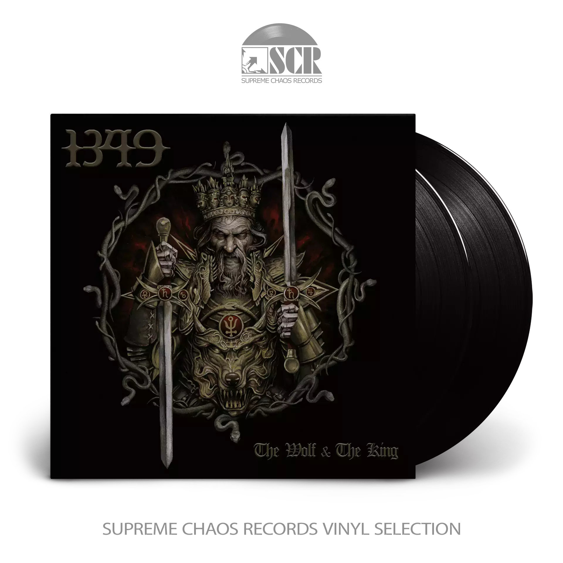 1349 · The Wolf & The King | BLACK 2LP (Black Metal Vinyl)