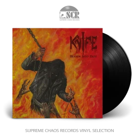 KNIFE · Heaven Into Dust | BLACK LP (Speed Metal Vinyl)