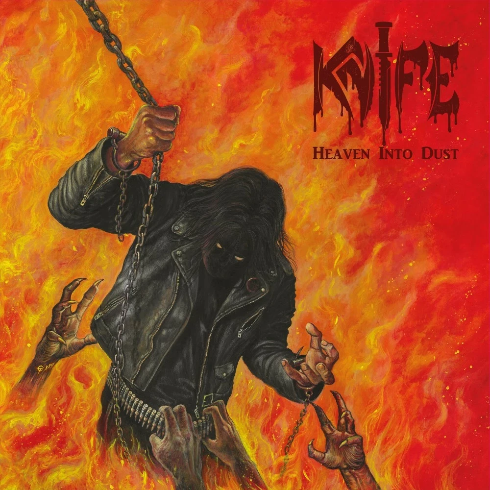 KNIFE · Heaven Into Dust | BLACK LP (Speed Metal Vinyl) · Picture 1