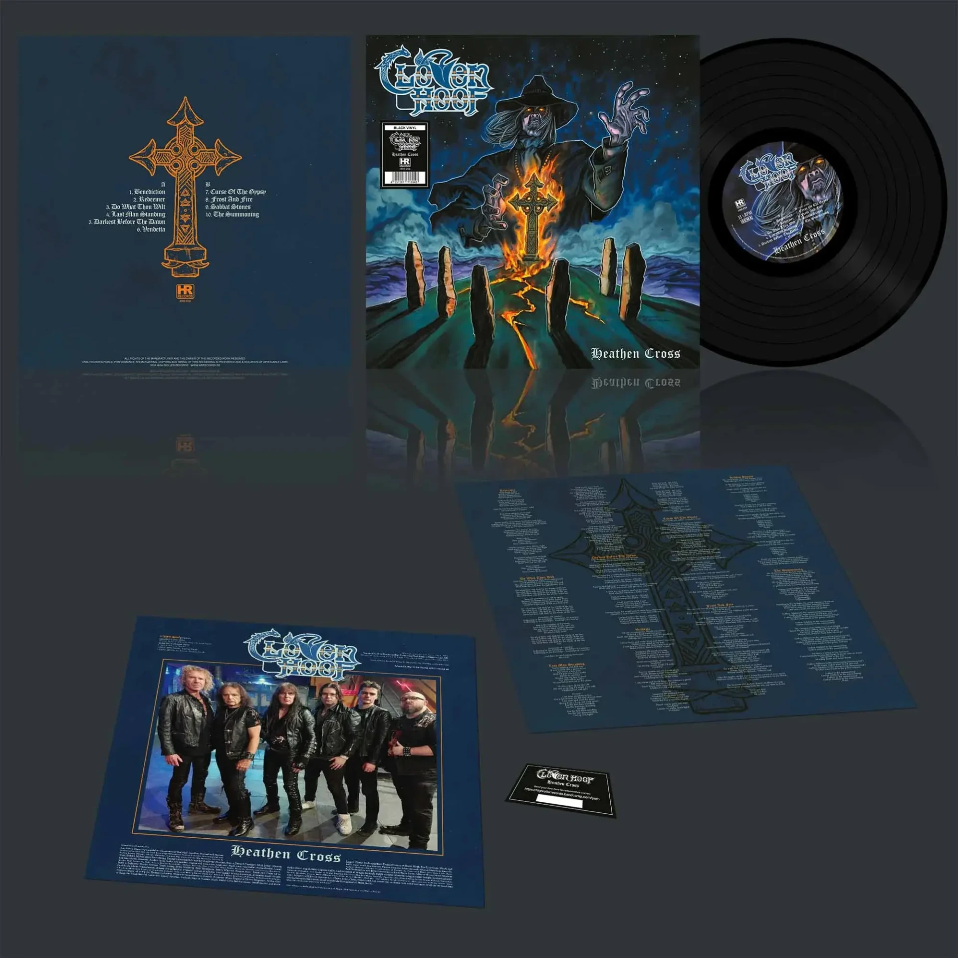 CLOVEN HOOF · Heathen Cross (Re-Release) | BLACK LP (Heavy Metal Vinyl) · Picture 2