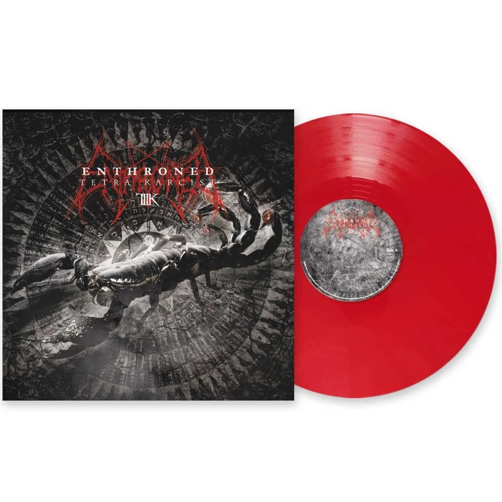 ENTHRONED · Tetra Karcist | RED LP (Black Metal Vinyl) · Picture 2