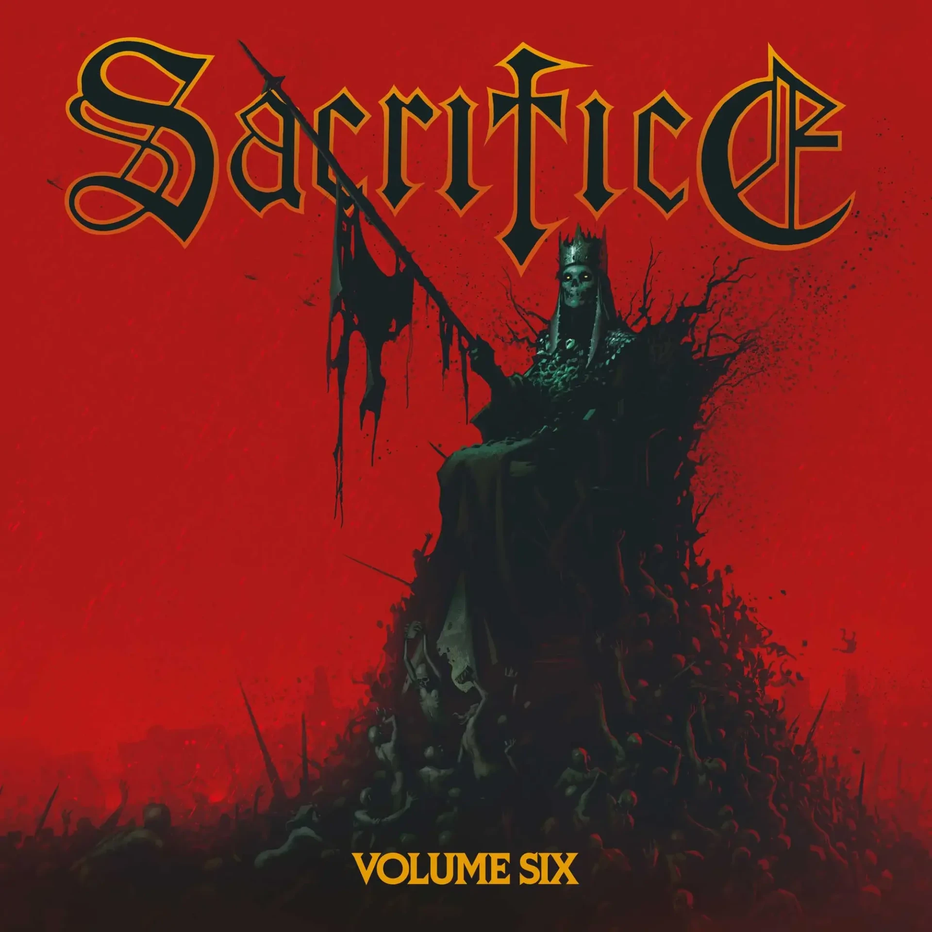 SACRIFICE - Volume Six [ORANGE LP] (Thrash Metal Vinyl) · Picture 1