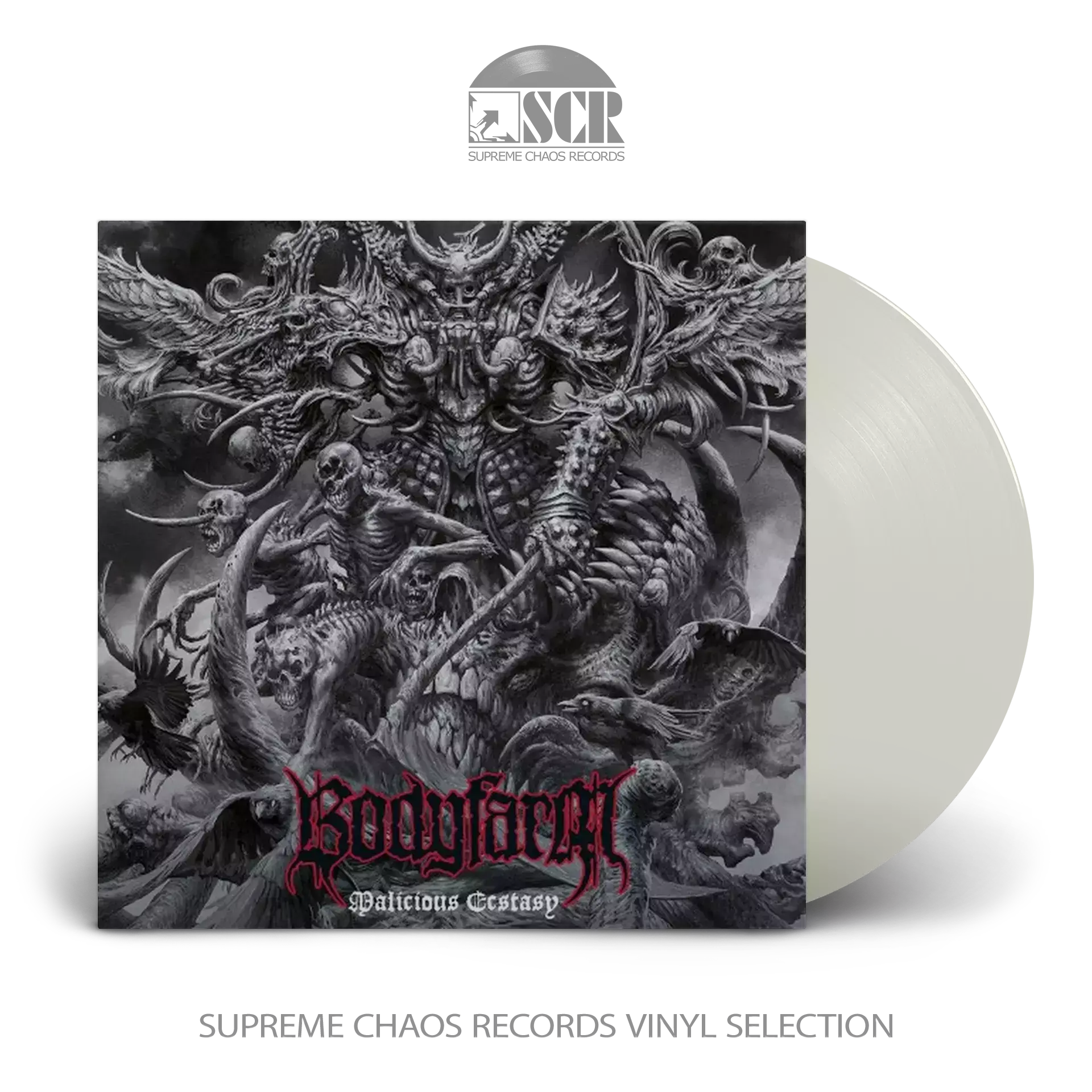BODYFARM · Malicious Ecstasy | ULTRA CLEAR LP (Death Metal Vinyl)