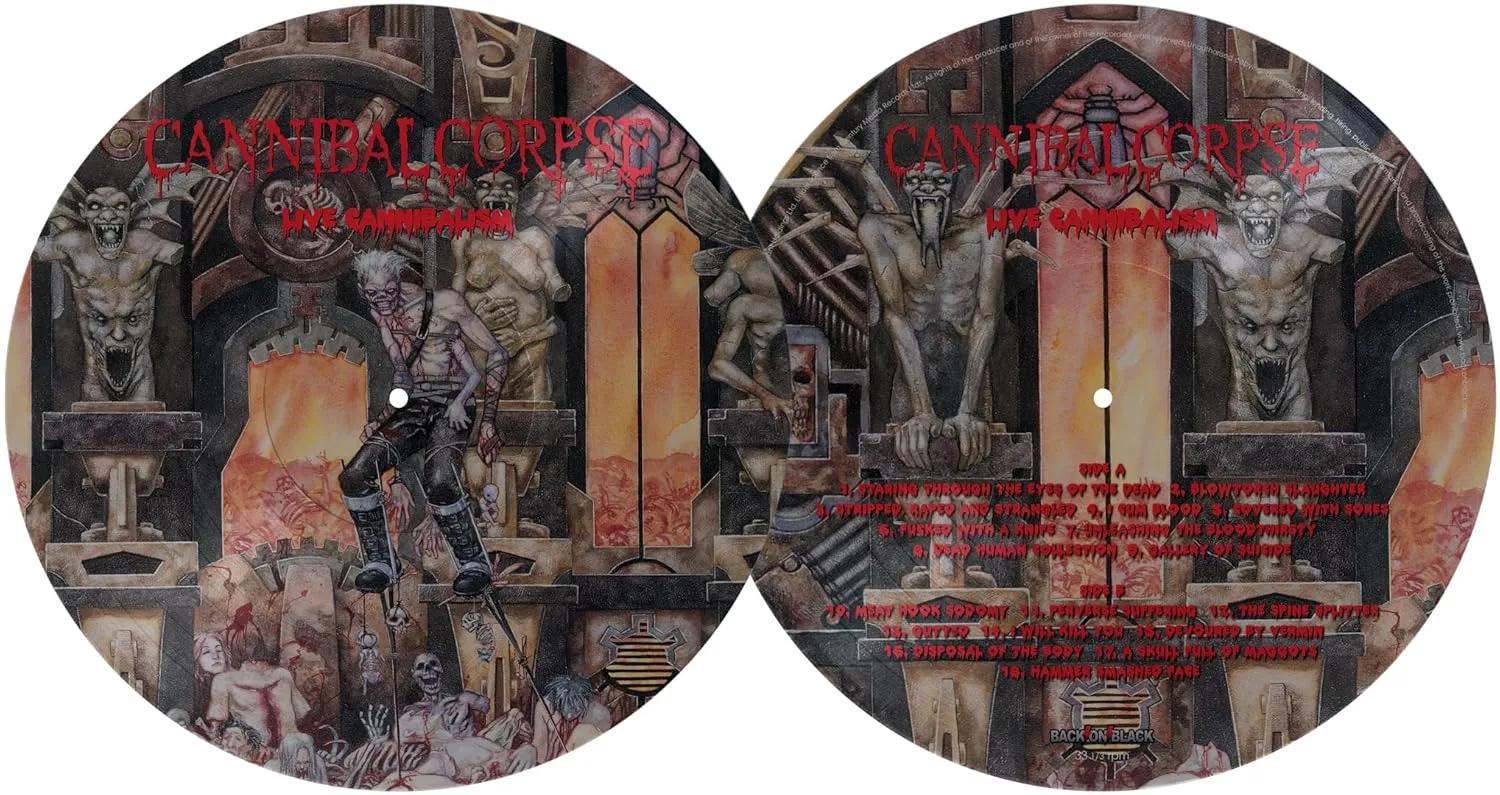 CANNIBAL CORPSE · Live Canibalism | PICTURE DISC 2LP (Death Metal Vinyl)