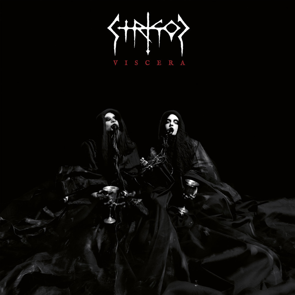 STRIGOI · Viscera | CLEAR/WHITE MARBLED LP (Death Metal Vinyl) · Picture 1