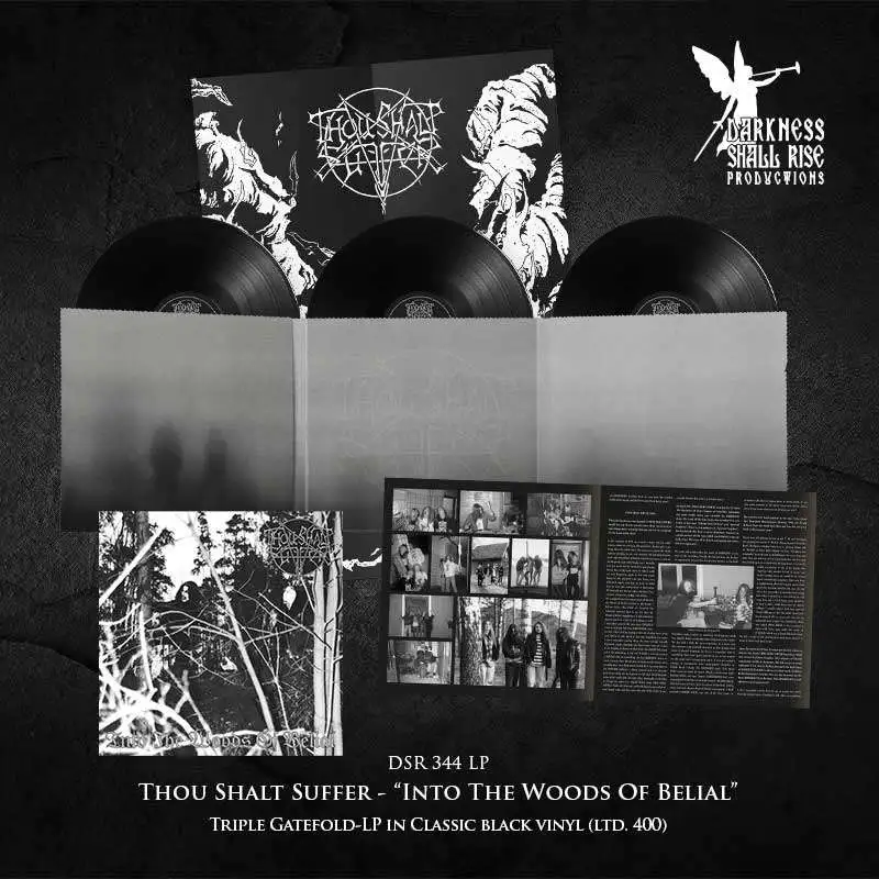 THOU SHALT SUFFER · Into The Woods Of Belial | BLACK 3LP (Death Metal Vinyl) · Picture 3