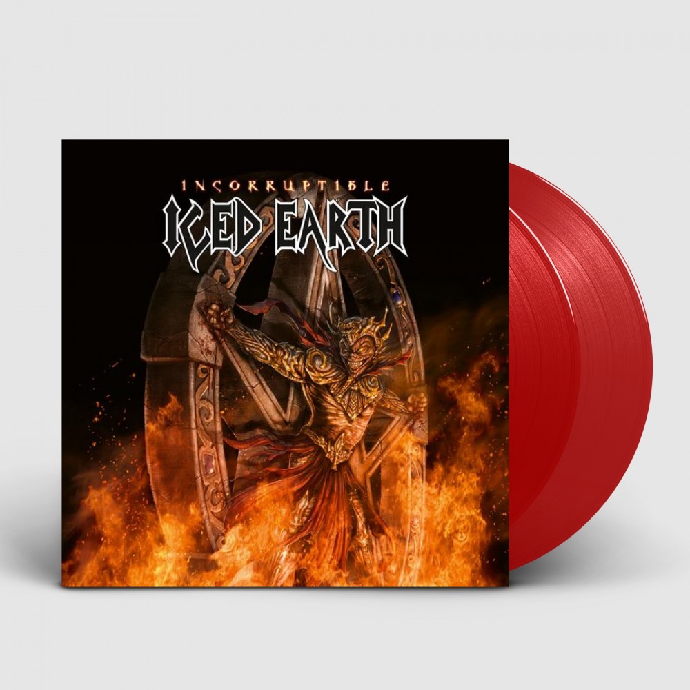 ICED EARTH · Incorruptible | RED 2X10"+CD ARTBOOK LPBOOK (Heavy Metal Vinyl)