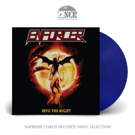 ENFORCER · Into The Night | BLUE/BLACK LP (Heavy Metal Vinyl)