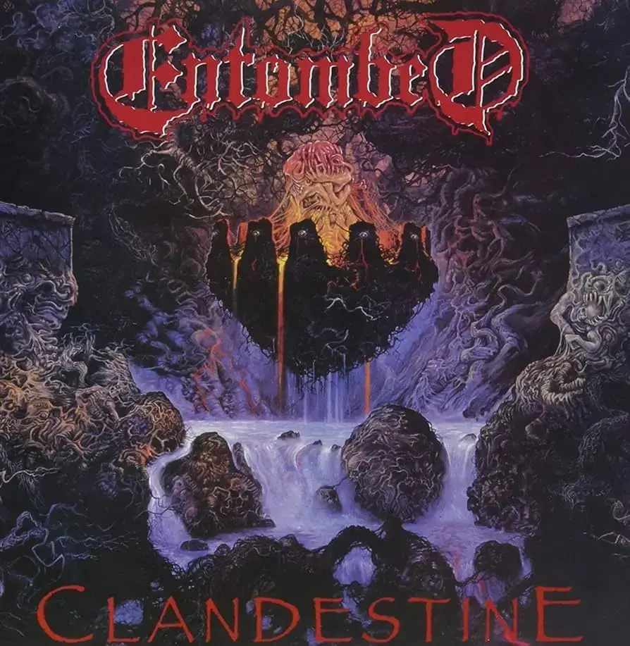 ENTOMBED · Clandestine (FDR) | BLACK LP (Death Metal Vinyl) · Picture 1