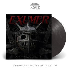EXUMER · Death Mask Messiah | BLACK ICE SPLATTER LP (Thrash Metal Vinyl)