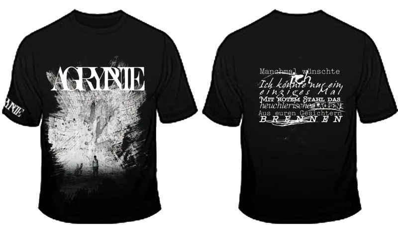AGRYPNIE · 16[485] TS | T-SHIRT M (Black Metal Clothes)