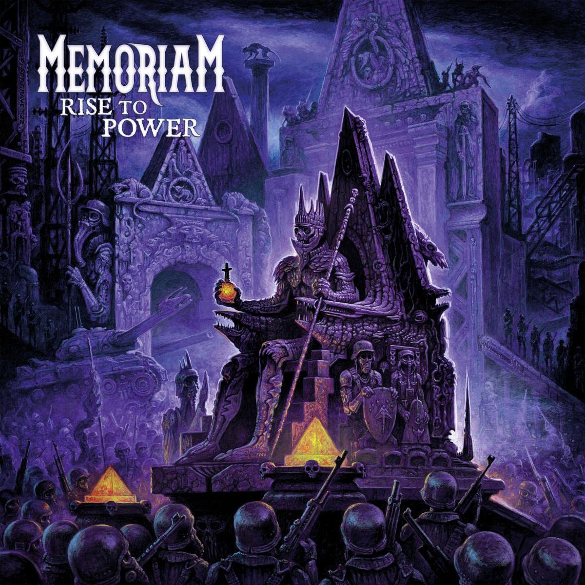MEMORIAM · Rise to Power | DUCK EGG BLUE LP (Death Metal Vinyl) · Picture 1