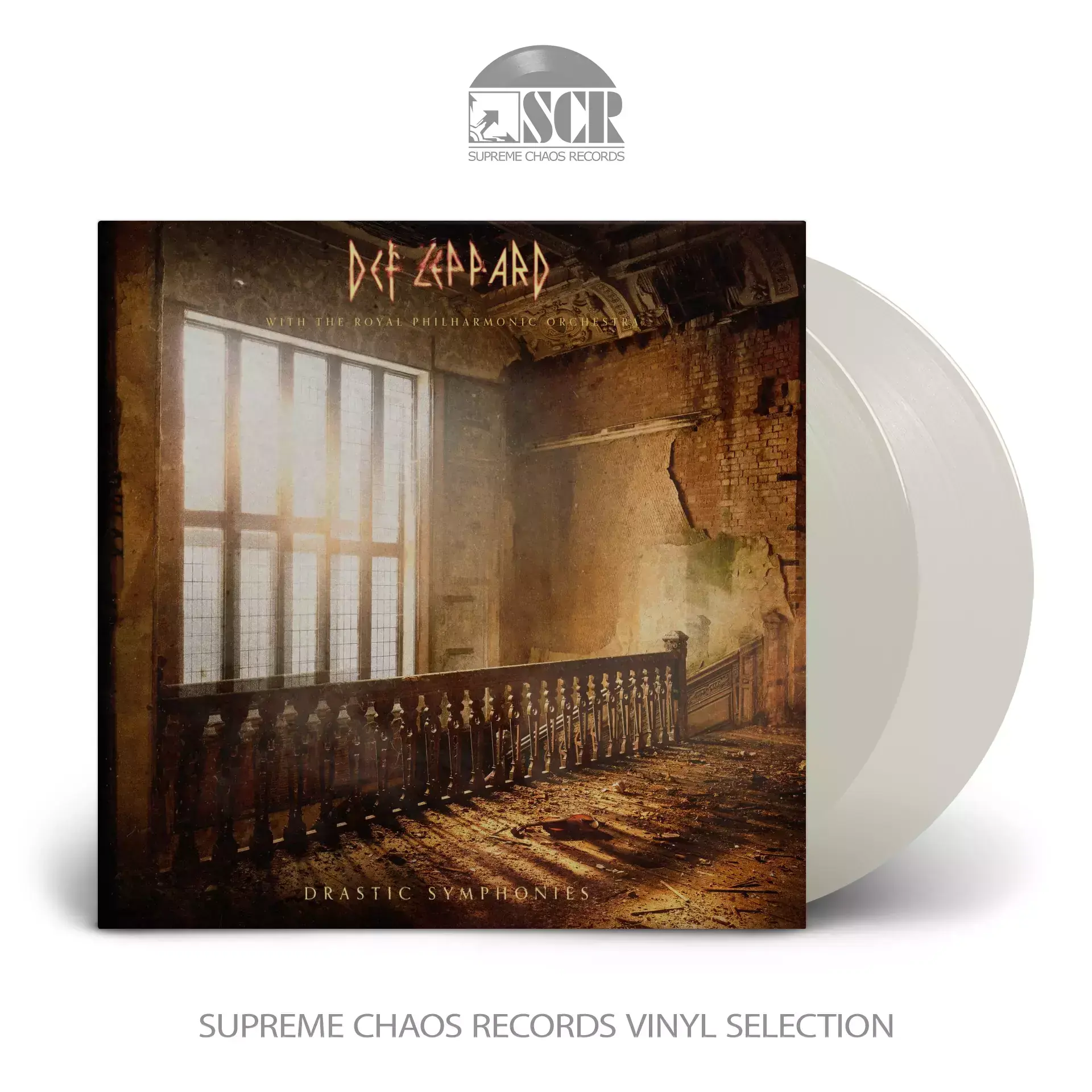 DEF LEPPARD - Drastic Symphonies · CLEAR 2LP (Hard Rock Vinyl)