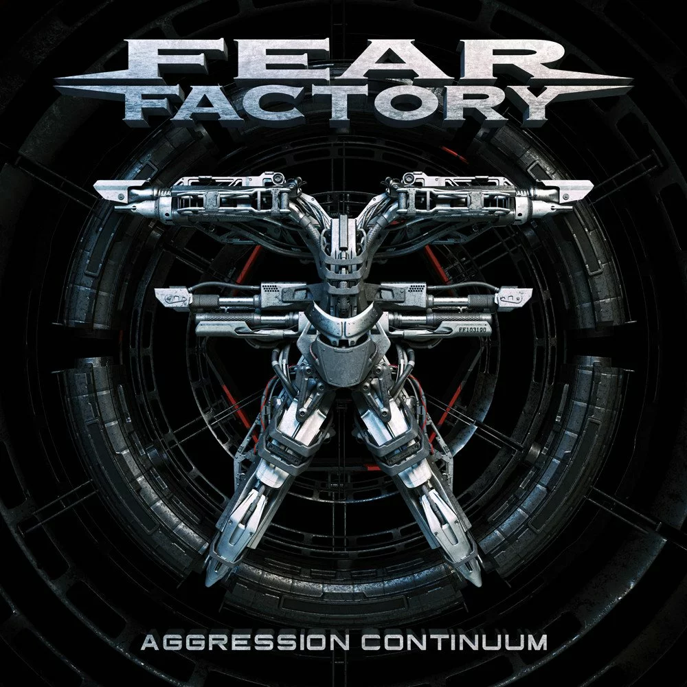FEAR FACTORY · Aggression Continuum | BLACK 2LP (Industrial Metal Vinyl) · Picture 1