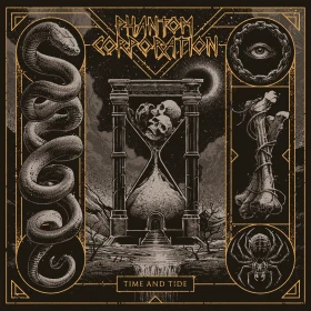 PHANTOM CORPORATION · Time And Tide | ORANGE MARBLED LP (Thrash Metal/D-Beat/Death Metal Vinyl) · Picture 2