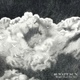 40 WATT SUN · Wider Than The Sky | BLACK 2LP (Doom Metal Vinyl) · Picture 1