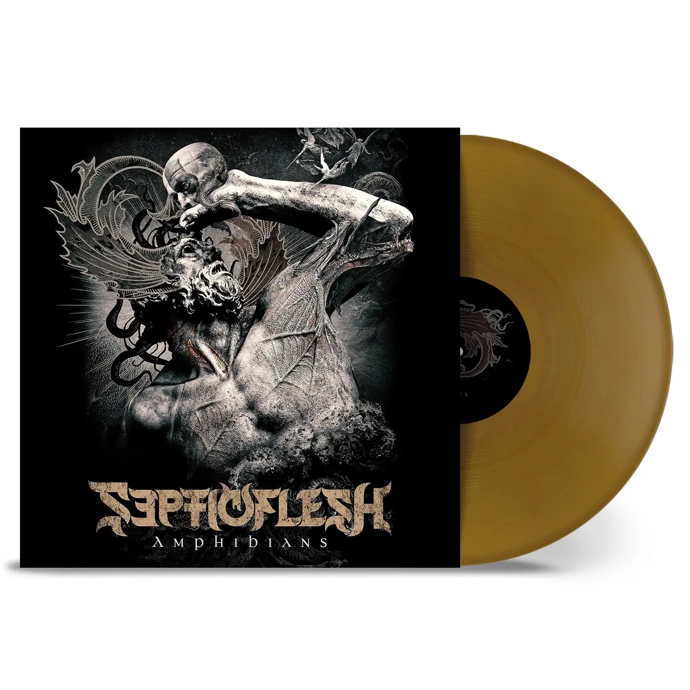 SEPTICFLESH · Amphibians | GOLD LP+CD (Symphonic Death Metal Vinyl)