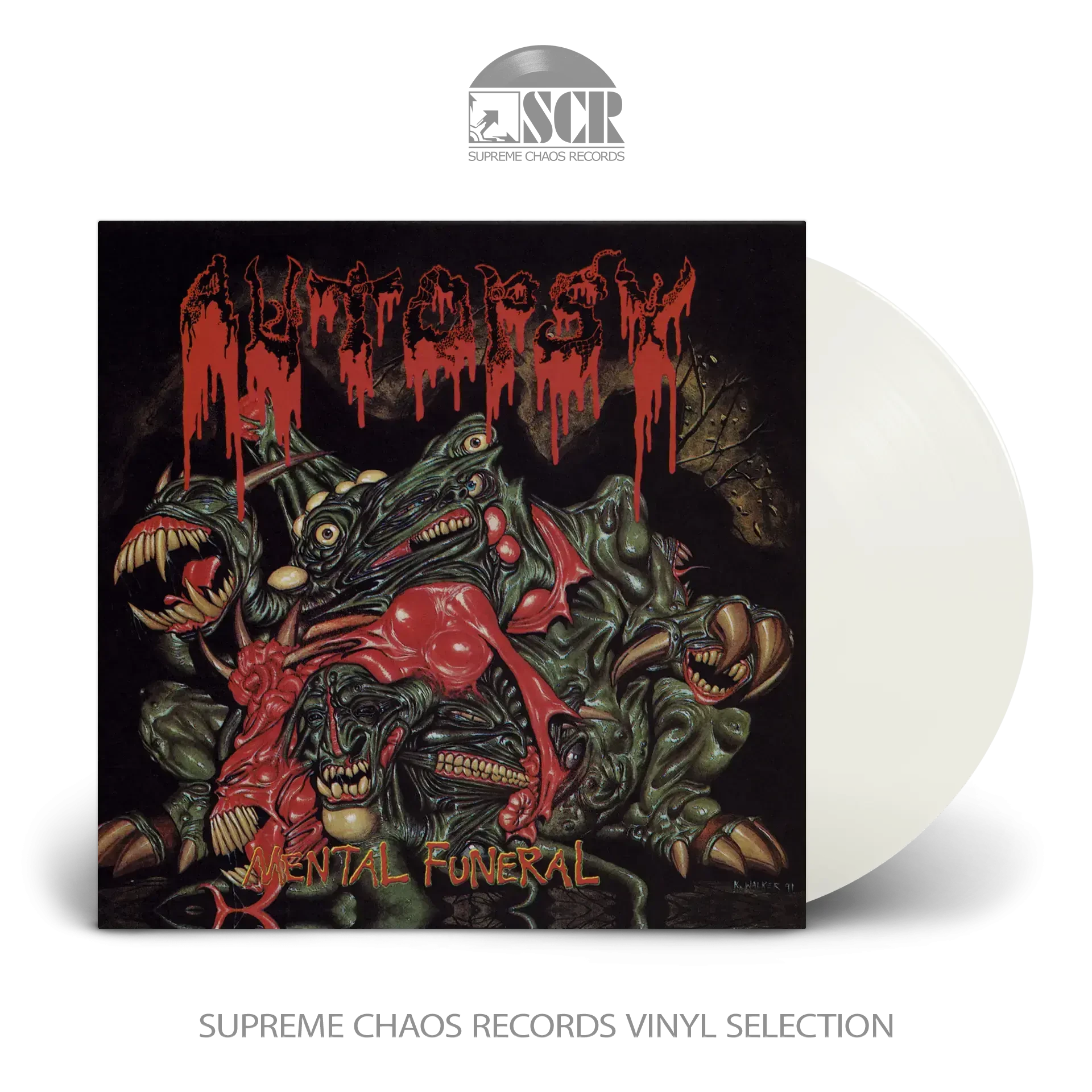 AUTOPSY · Mental Funeral | CLEAR LP (Death Metal Vinyl)