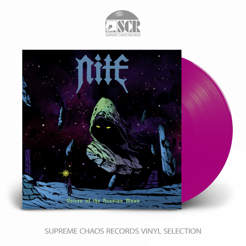 NITE - Voices of the Kronian Moon · PURPLE/RED LP (Heavy Metal Vinyl)