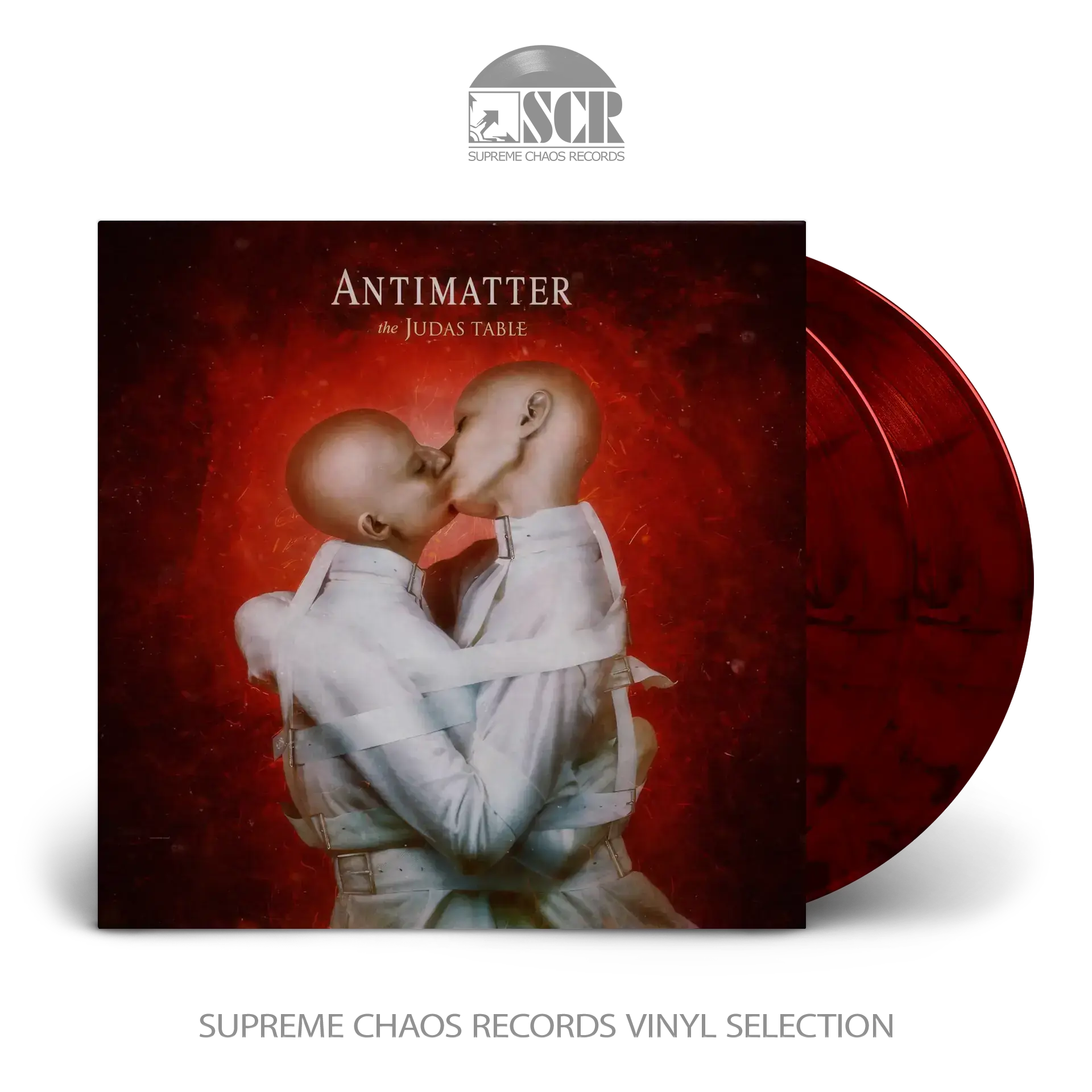 ANTIMATTER · The Judas Table | RED/BLACK MARBLED 2LP (Progressive Rock/Alternative Rock Vinyl)