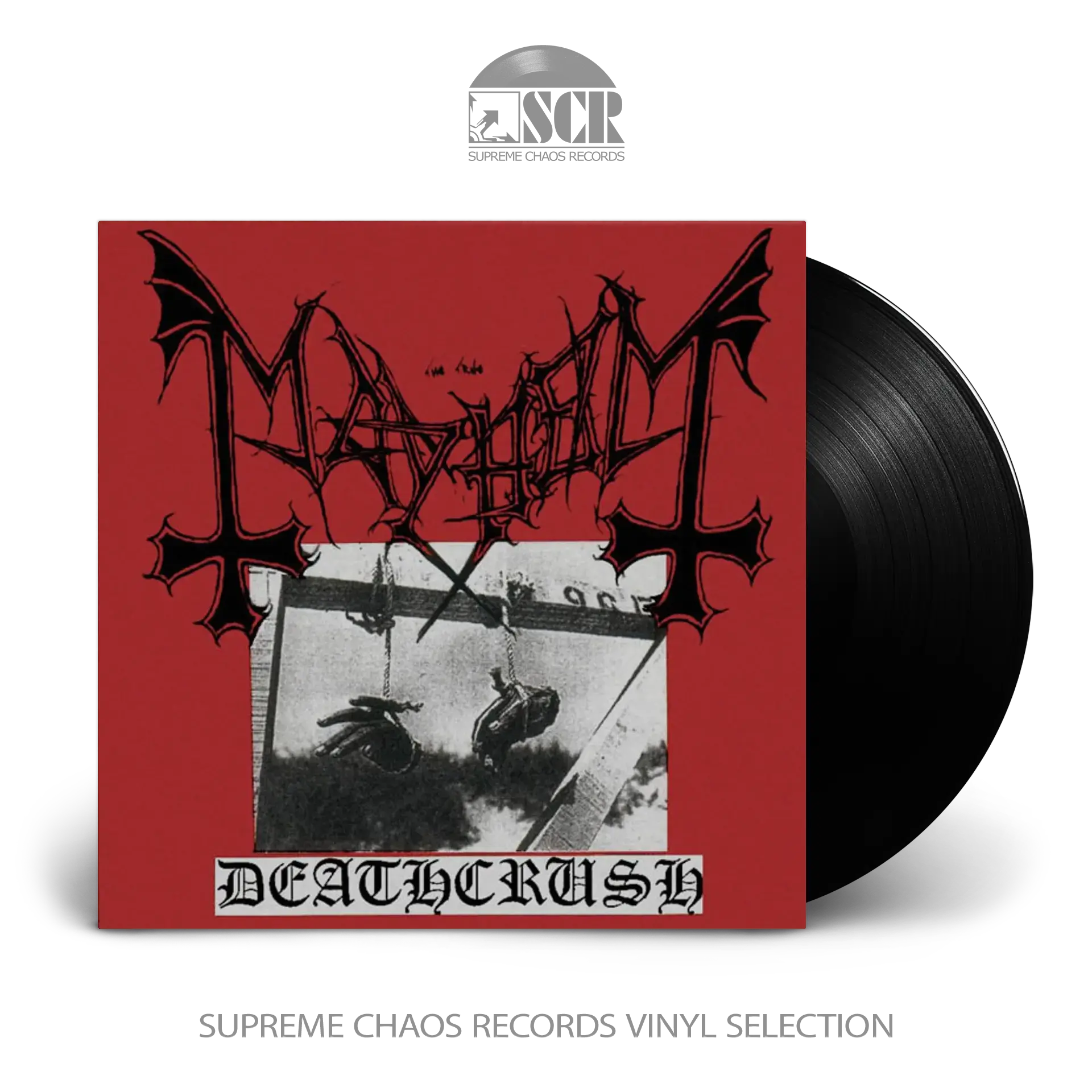 MAYHEM · Deathcrush | BLACK LP (Black Metal Vinyl)